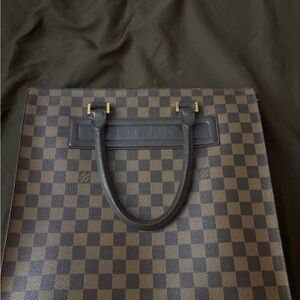 Louis Vuitton red Interior Leather Bag some corner damage